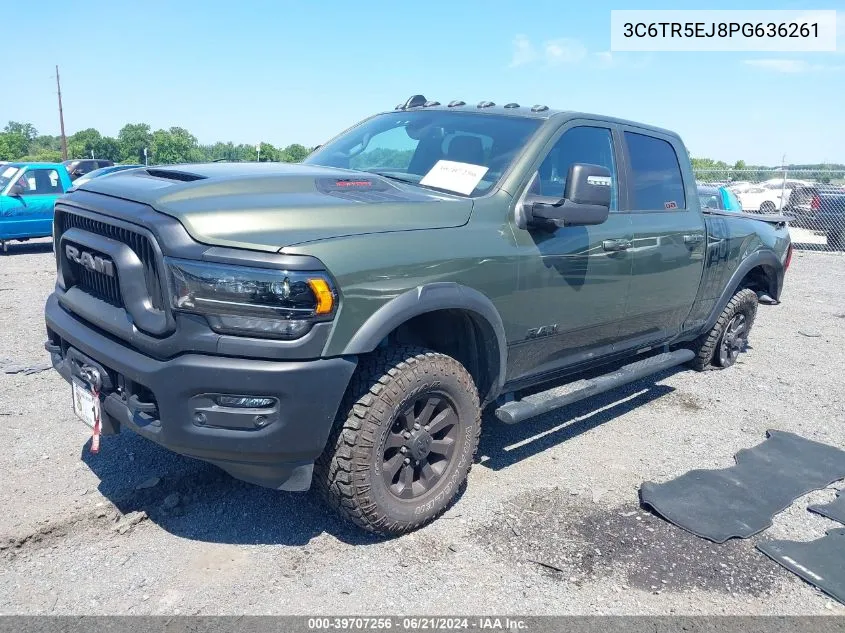 2023 Ram 2500 Powerwagon VIN: 3C6TR5EJ8PG636261 Lot: 39707256