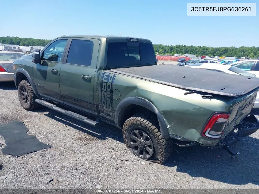 2023 Ram 2500 Powerwagon VIN: 3C6TR5EJ8PG636261 Lot: 39707256