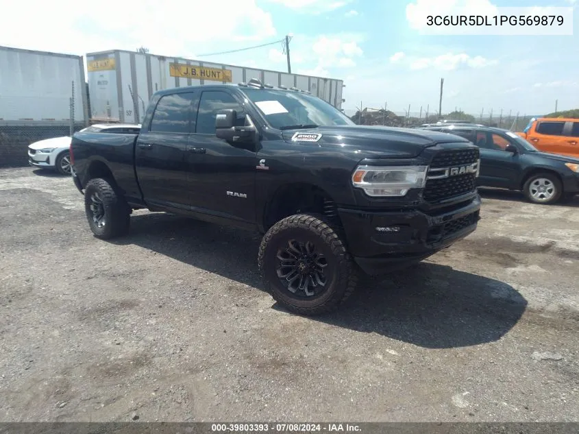 2023 Ram 2500 Big Horn 4X4 6'4 Box VIN: 3C6UR5DL1PG569879 Lot: 39803393