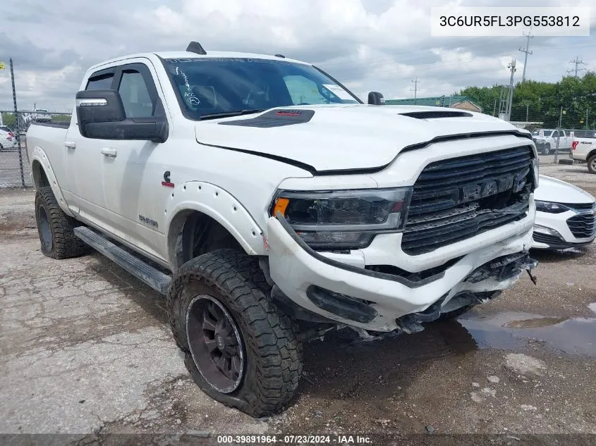 2023 Ram 2500 Laramie 4X4 6'4 Box VIN: 3C6UR5FL3PG553812 Lot: 39891964