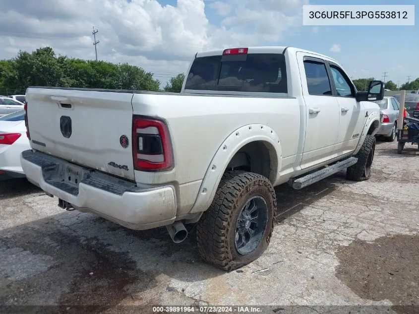 2023 Ram 2500 Laramie 4X4 6'4 Box VIN: 3C6UR5FL3PG553812 Lot: 39891964