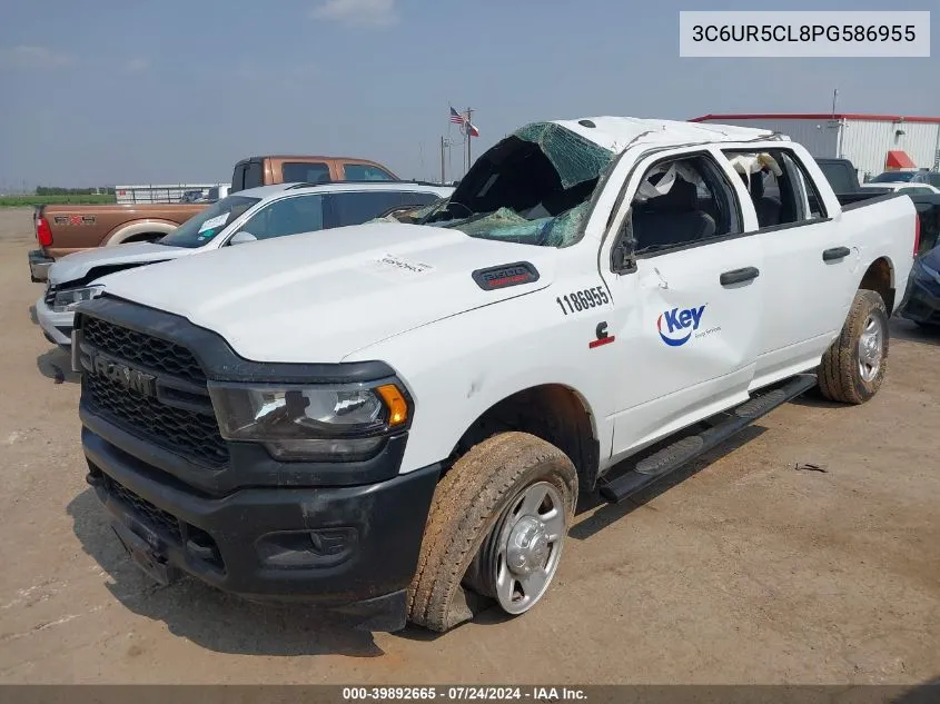 2023 Ram 2500 Tradesman 4X4 6'4 Box VIN: 3C6UR5CL8PG586955 Lot: 39892665