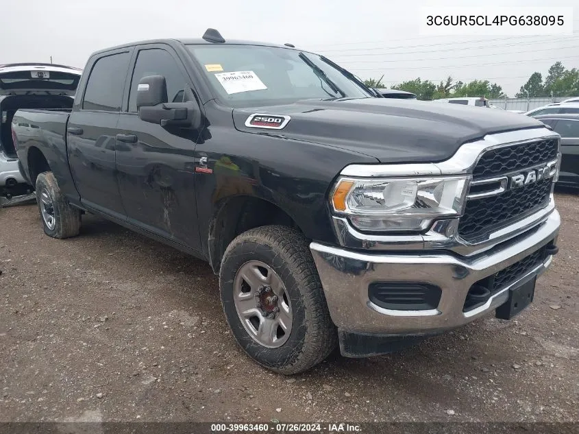 2023 Ram 2500 Tradesman 4X4 6'4 Box VIN: 3C6UR5CL4PG638095 Lot: 39963460