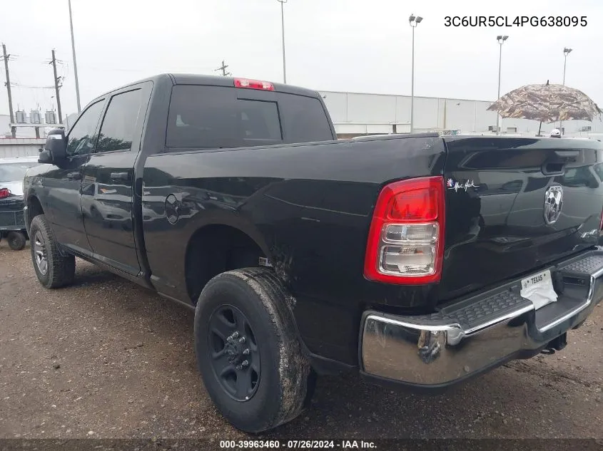 2023 Ram 2500 Tradesman 4X4 6'4 Box VIN: 3C6UR5CL4PG638095 Lot: 39963460