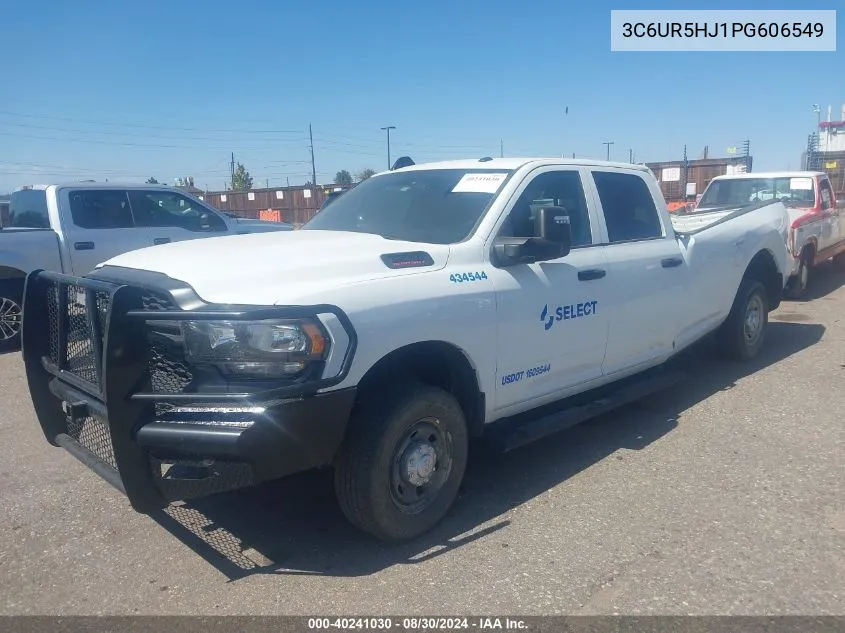 2023 Ram 2500 Tradesman 4X4 8' Box VIN: 3C6UR5HJ1PG606549 Lot: 40241030