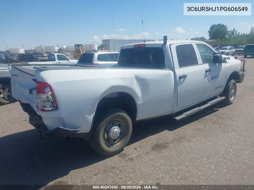 2023 Ram 2500 Tradesman 4X4 8' Box VIN: 3C6UR5HJ1PG606549 Lot: 40241030