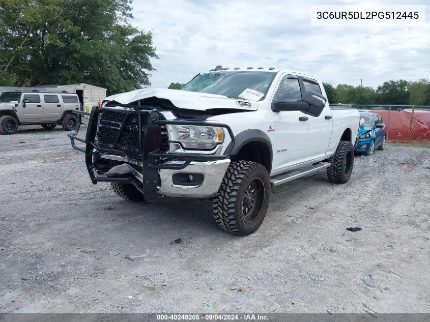 2023 Ram 2500 Big Horn 4X4 6'4 Box VIN: 3C6UR5DL2PG512445 Lot: 40249205