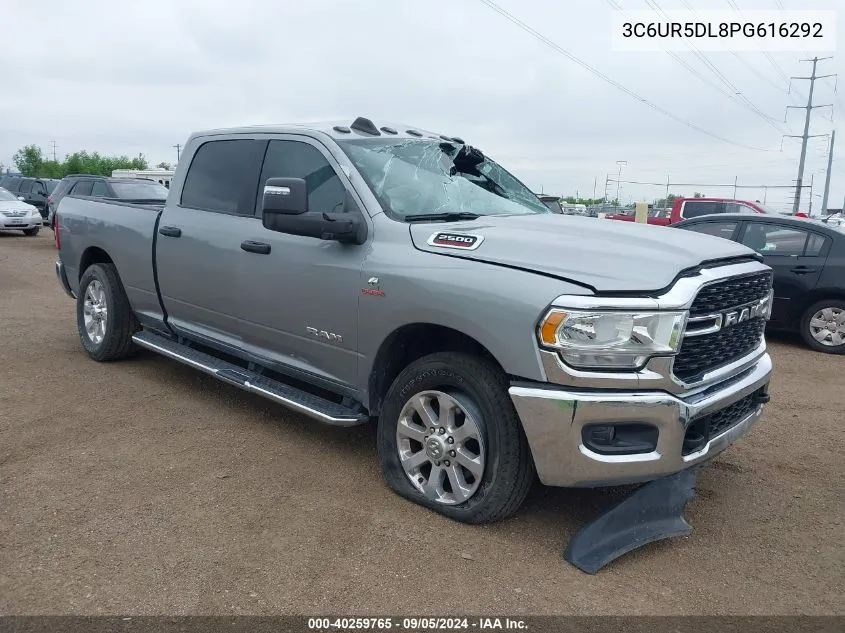 2023 Ram 2500 Big Horn VIN: 3C6UR5DL8PG616292 Lot: 40259765