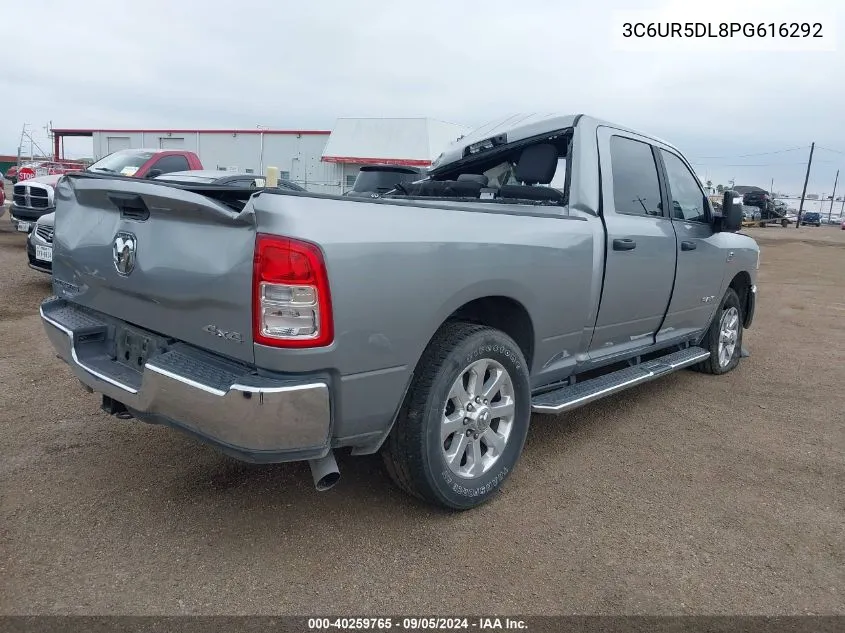 2023 Ram 2500 Big Horn VIN: 3C6UR5DL8PG616292 Lot: 40259765