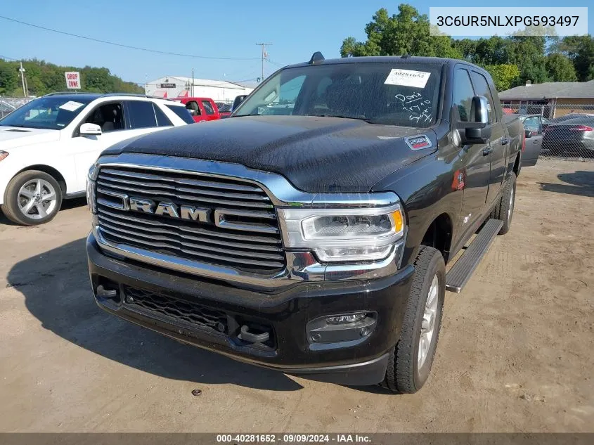 2023 Ram 2500 Laramie Mega Cab 4X4 6'4 Box VIN: 3C6UR5NLXPG593497 Lot: 40281652