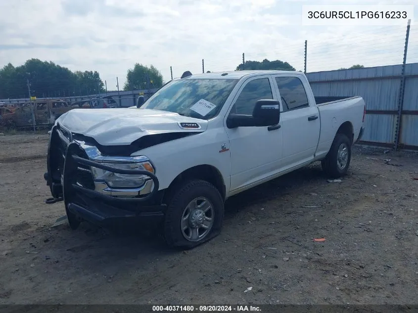 2023 Ram 2500 Tradesman 4X4 6'4 Box VIN: 3C6UR5CL1PG616233 Lot: 40371480