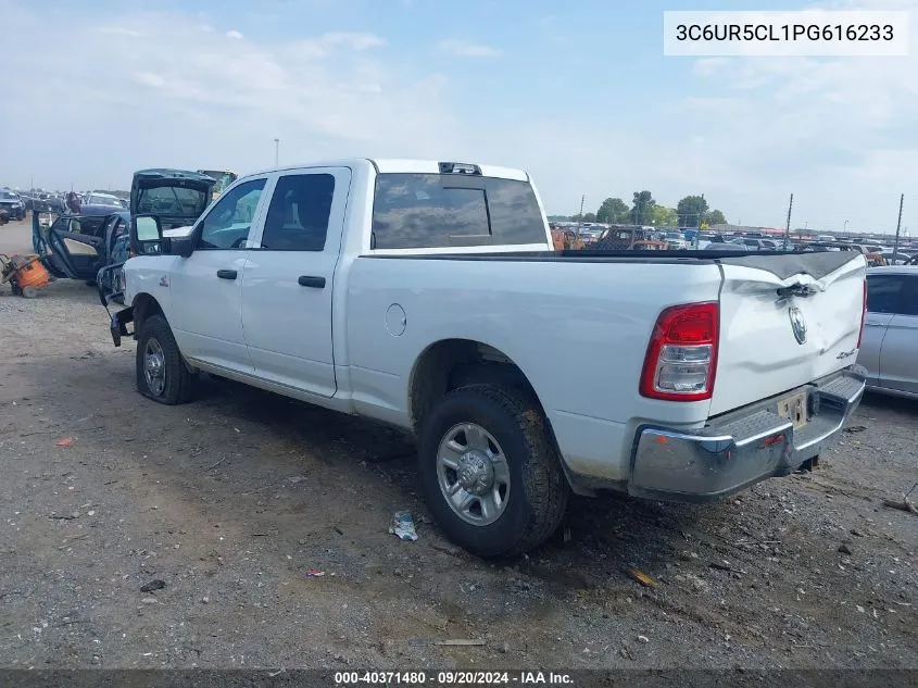 2023 Ram 2500 Tradesman 4X4 6'4 Box VIN: 3C6UR5CL1PG616233 Lot: 40371480