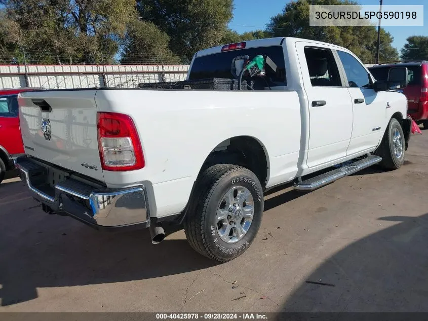 2023 Ram 2500 Big Horn VIN: 3C6UR5DL5PG590198 Lot: 40425978