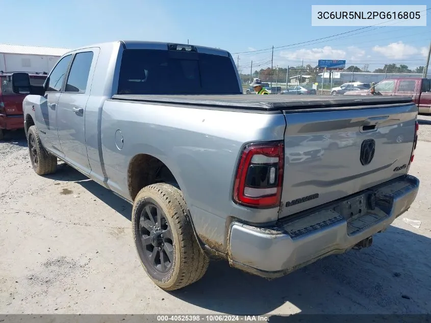 2023 Ram 2500 Laramie VIN: 3C6UR5NL2PG616805 Lot: 40525398