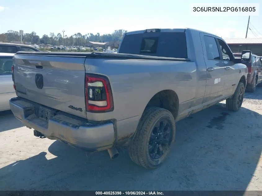 2023 Ram 2500 Laramie VIN: 3C6UR5NL2PG616805 Lot: 40525398