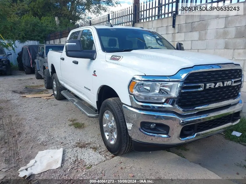 2023 Ram 2500 Big Horn VIN: 3C6UR5DL3PG633243 Lot: 40561273