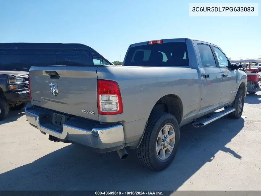 2023 Ram 2500 VIN: 3C6UR5DL7PG633083 Lot: 40609818