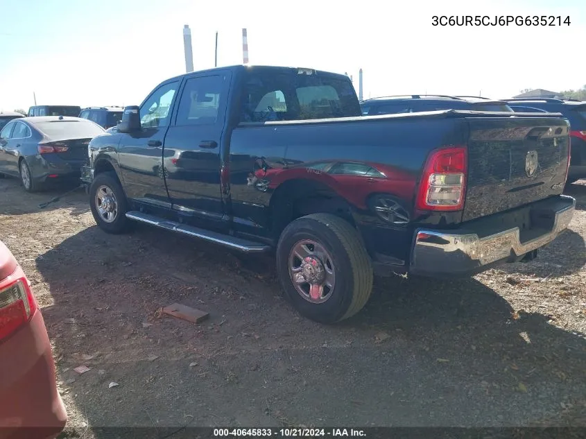 2023 Ram 2500 Tradesman VIN: 3C6UR5CJ6PG635214 Lot: 40645833