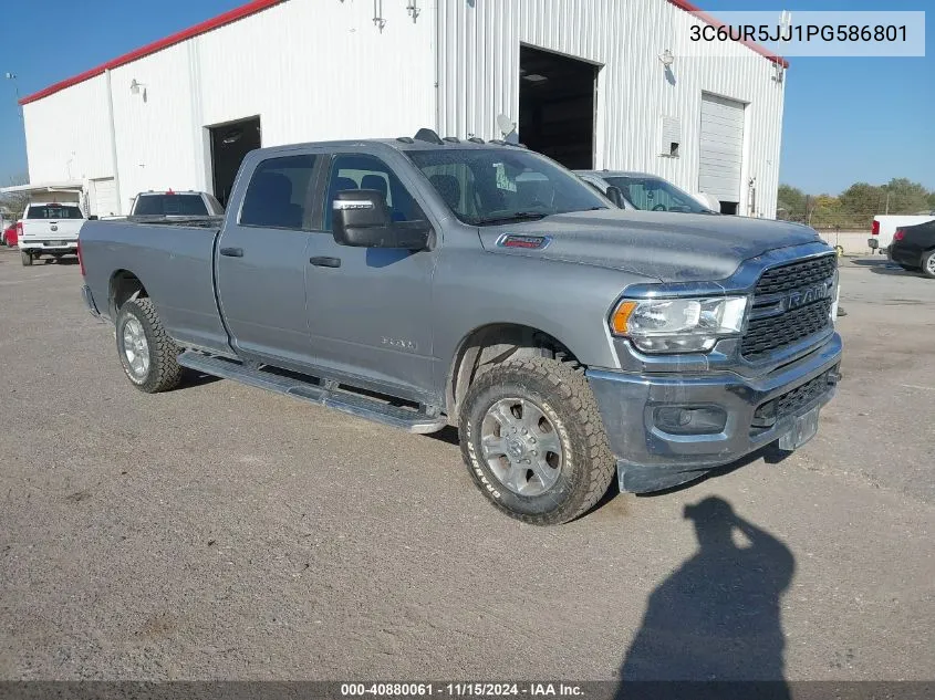 2023 Ram 2500 Big Horn 4X4 8' Box VIN: 3C6UR5JJ1PG586801 Lot: 40880061