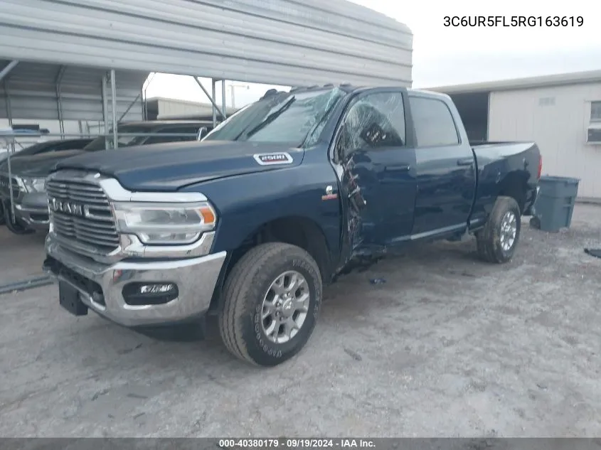 2024 Ram 2500 Laramie 4X4 6'4 Box VIN: 3C6UR5FL5RG163619 Lot: 40380179