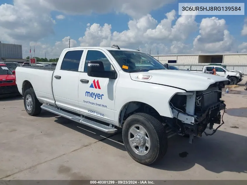 2024 Ram 2500 Tradesman VIN: 3C6UR5HJ8RG139584 Lot: 40381299