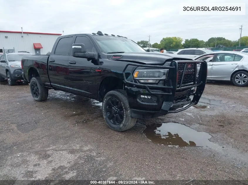 2024 Ram 2500 Big Horn 4X4 6'4 Box VIN: 3C6UR5DL4RG254691 Lot: 40387644