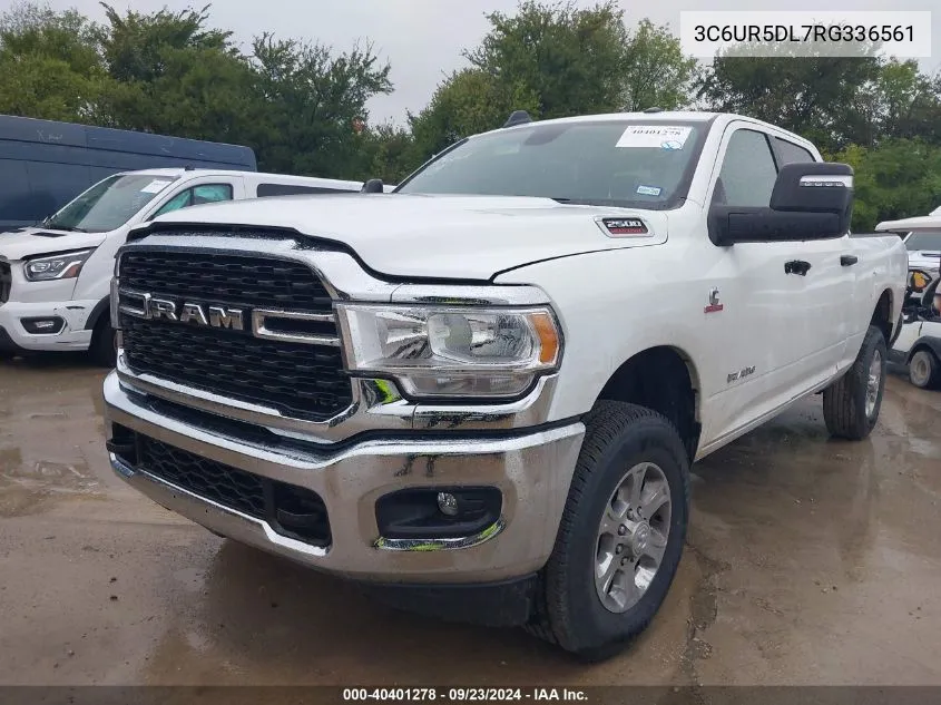 2024 Ram 2500 Big Horn VIN: 3C6UR5DL7RG336561 Lot: 40401278