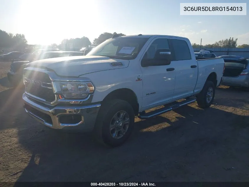 2024 Ram 2500 Big Horn 4X4 6'4 Box VIN: 3C6UR5DL8RG154013 Lot: 40428203