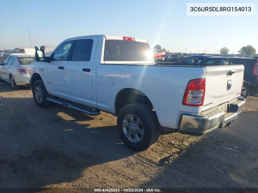 2024 Ram 2500 Big Horn 4X4 6'4 Box VIN: 3C6UR5DL8RG154013 Lot: 40428203