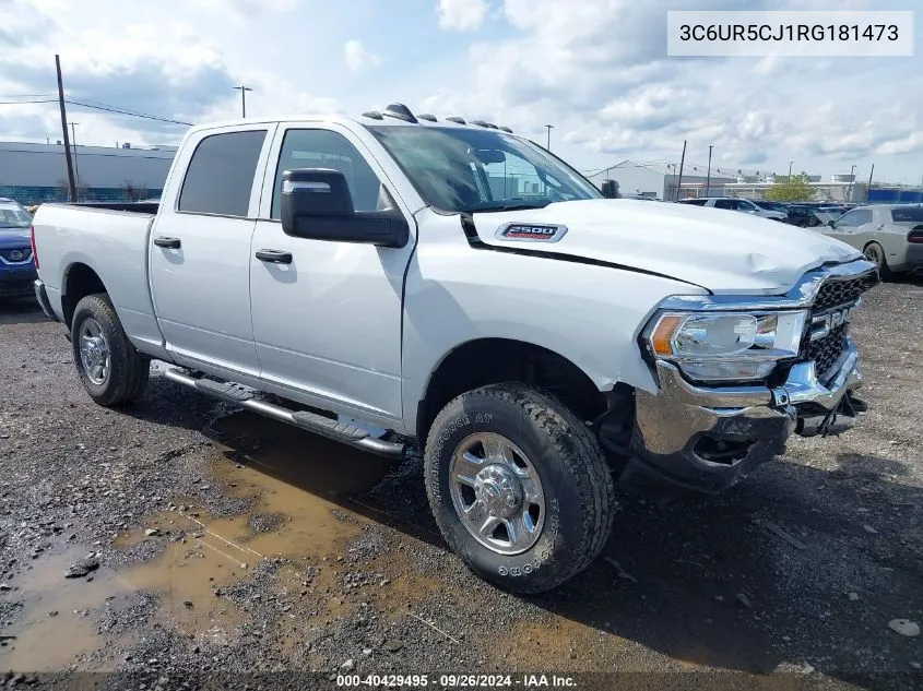 2024 Ram 2500 Tradesman 4X4 6'4 Box VIN: 3C6UR5CJ1RG181473 Lot: 40429495