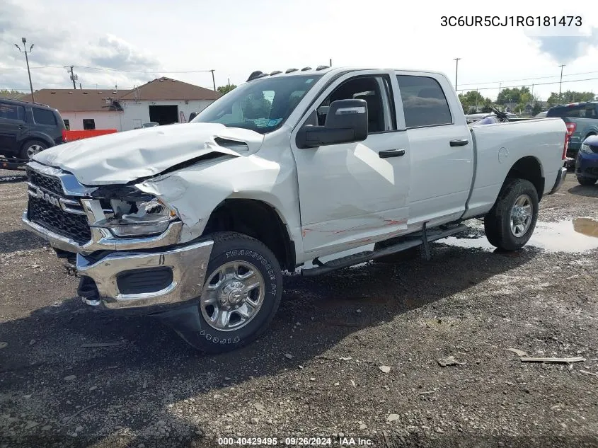 2024 Ram 2500 Tradesman 4X4 6'4 Box VIN: 3C6UR5CJ1RG181473 Lot: 40429495