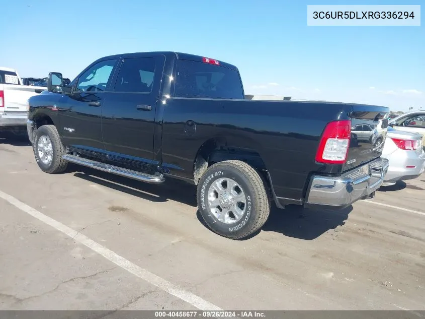 2024 Ram 2500 Big Horn 4X4 6'4 Box VIN: 3C6UR5DLXRG336294 Lot: 40458677