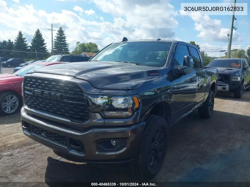 2024 Ram 2500 Big Horn 4X4 6'4 Box VIN: 3C6UR5DJ0RG162833 Lot: 40465339