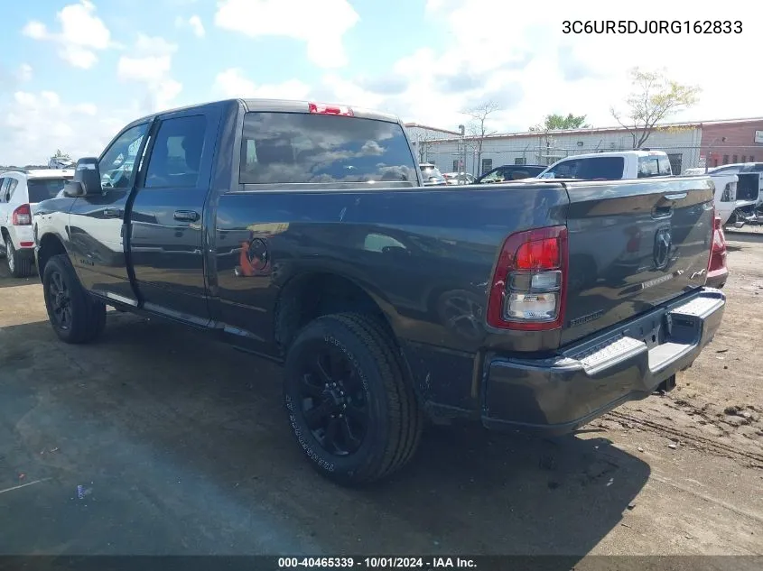 2024 Ram 2500 Big Horn 4X4 6'4 Box VIN: 3C6UR5DJ0RG162833 Lot: 40465339