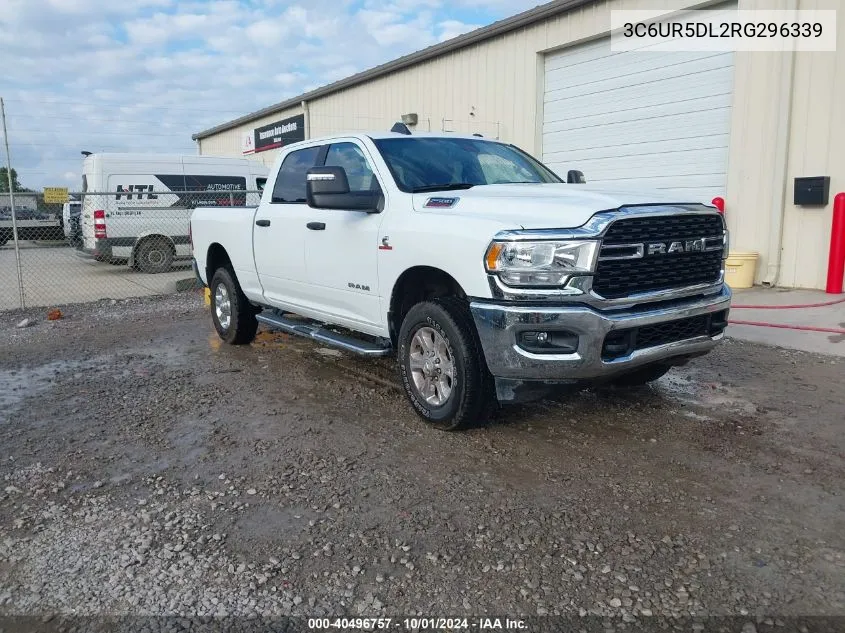 2024 Ram 2500 Big Horn 4X4 6'4 Box VIN: 3C6UR5DL2RG296339 Lot: 40496757