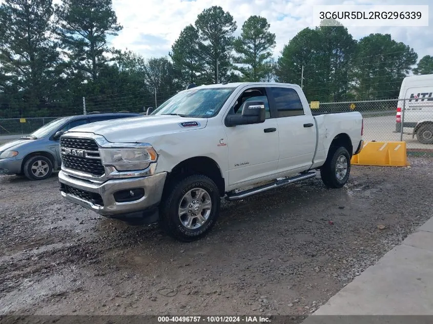 2024 Ram 2500 Big Horn 4X4 6'4 Box VIN: 3C6UR5DL2RG296339 Lot: 40496757