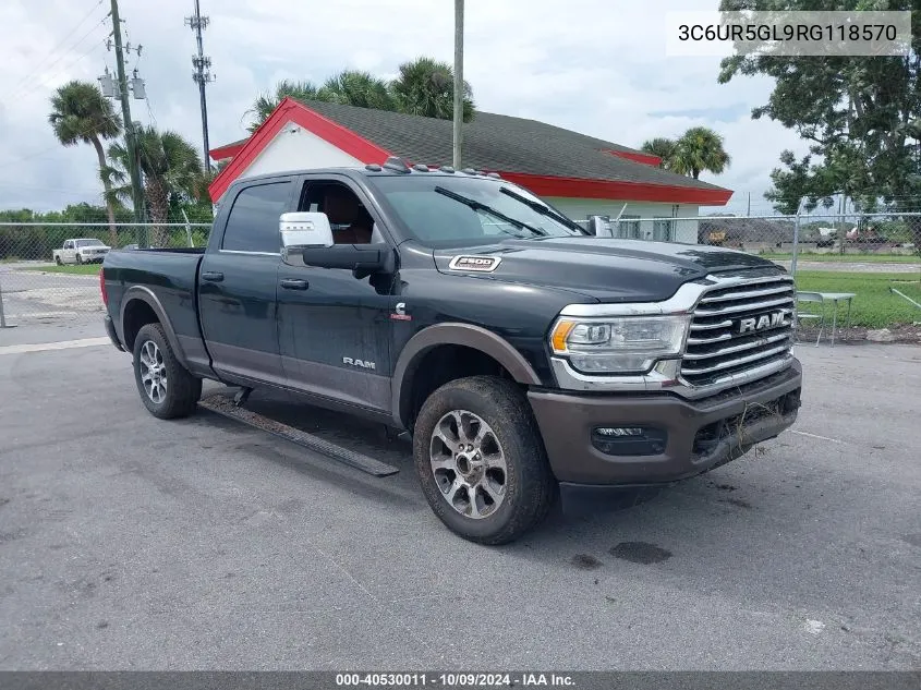 2024 Ram 2500 Longhorn VIN: 3C6UR5GL9RG118570 Lot: 40530011