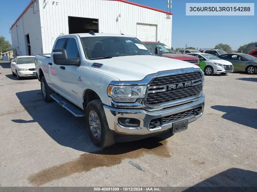 2024 Ram 2500 Big Horn VIN: 3C6UR5DL3RG154288 Lot: 40581009