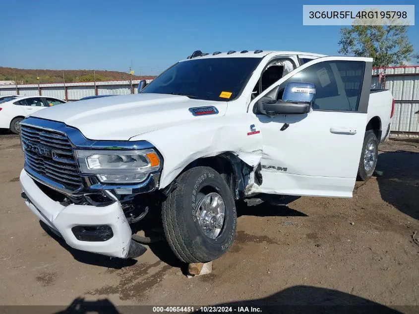 2024 Ram 2500 Laramie 4X4 6'4 Box VIN: 3C6UR5FL4RG195798 Lot: 40654451