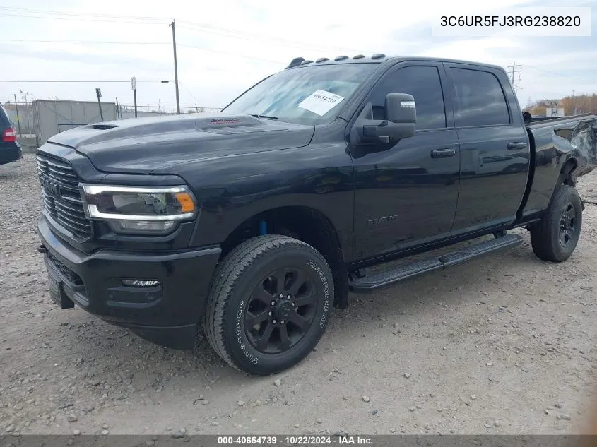 2024 Ram 2500 Laramie 4X4 6'4 Box VIN: 3C6UR5FJ3RG238820 Lot: 40654739