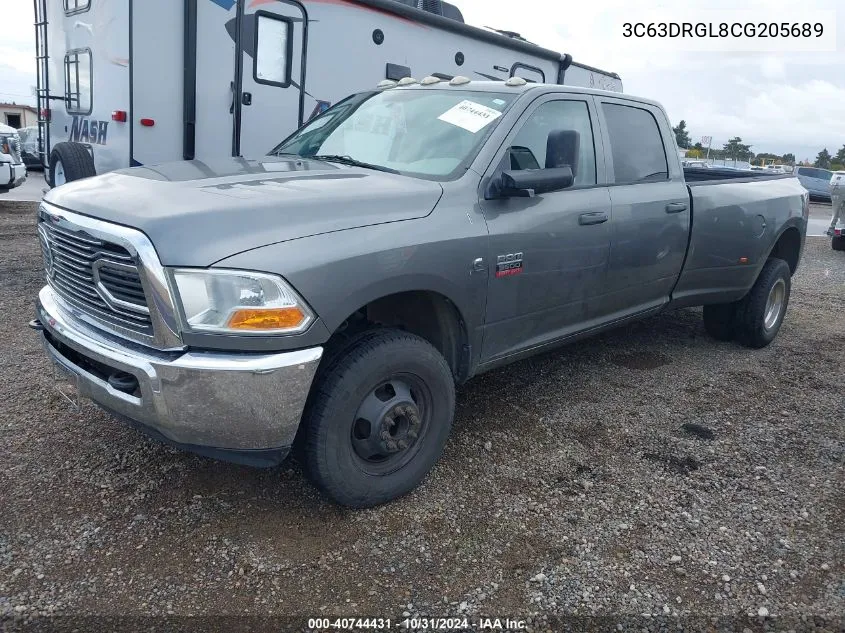 3C63DRGL8CG205689 2012 Ram 3500 St