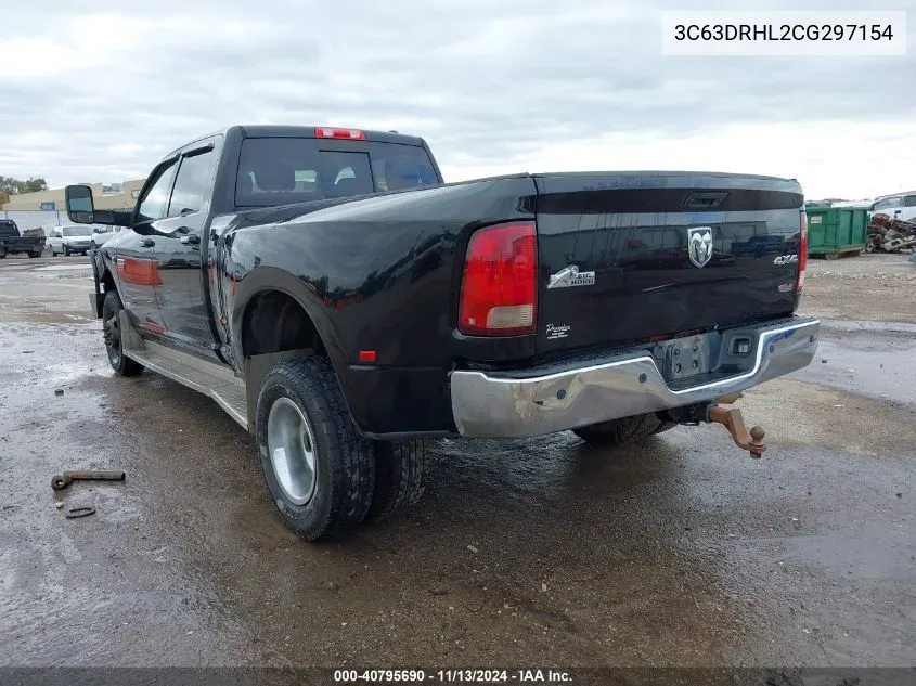 2012 Ram 3500 Slt VIN: 3C63DRHL2CG297154 Lot: 40795690