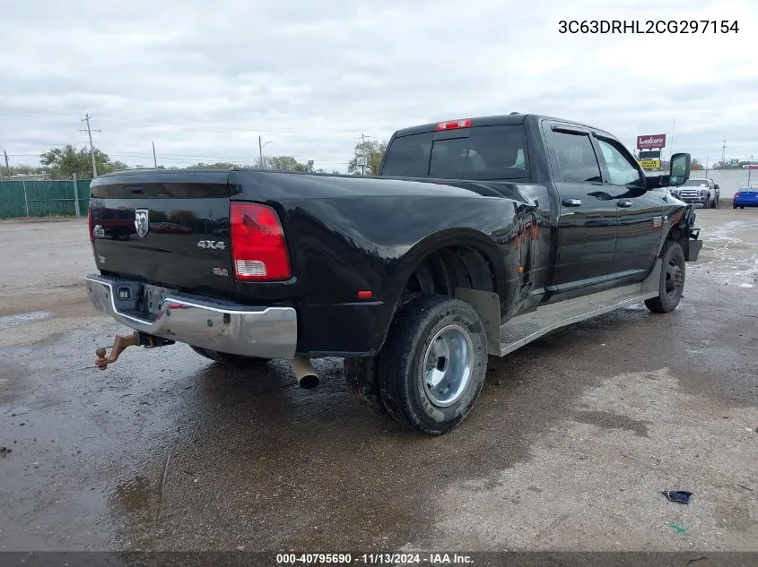 2012 Ram 3500 Slt VIN: 3C63DRHL2CG297154 Lot: 40795690