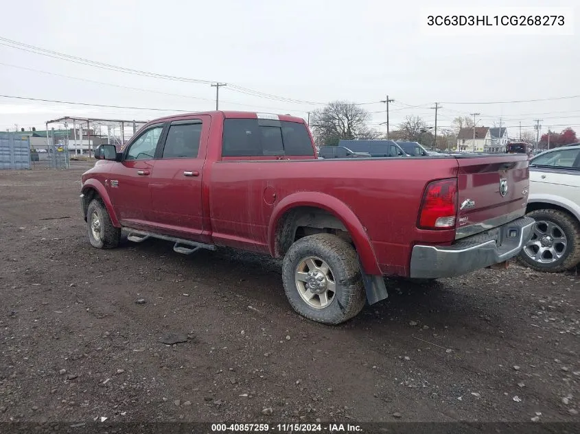 2012 Ram 3500 Slt VIN: 3C63D3HL1CG268273 Lot: 40857259