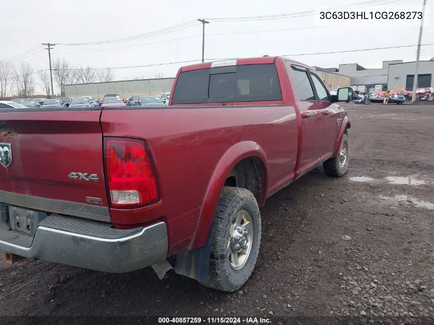 2012 Ram 3500 Slt VIN: 3C63D3HL1CG268273 Lot: 40857259