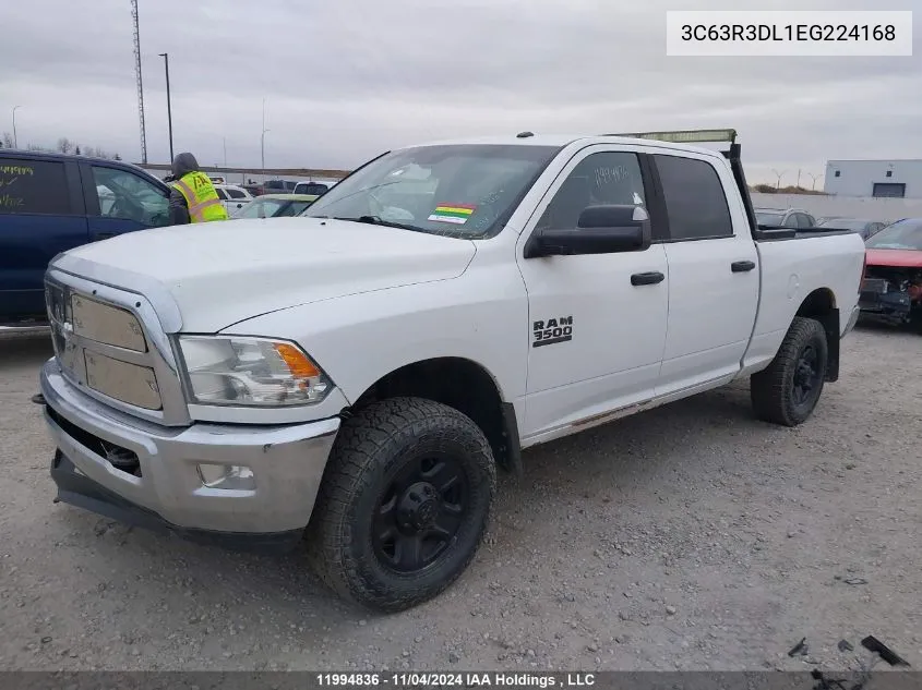 2014 Ram 3500 Slt VIN: 3C63R3DL1EG224168 Lot: 11994836