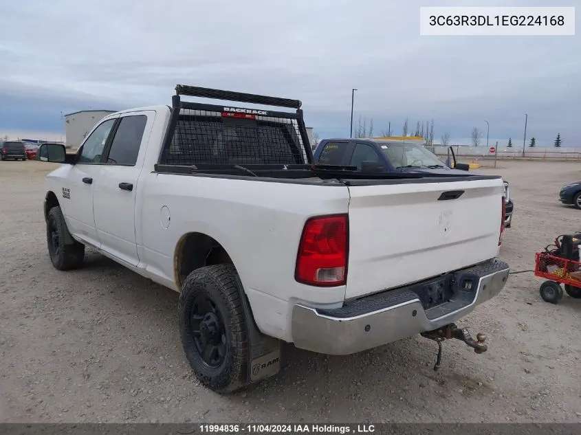 2014 Ram 3500 Slt VIN: 3C63R3DL1EG224168 Lot: 11994836