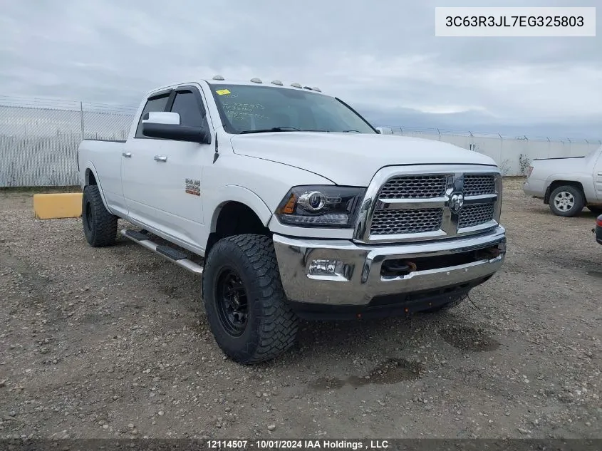 2014 Ram 3500 Laramie VIN: 3C63R3JL7EG325803 Lot: 12114507