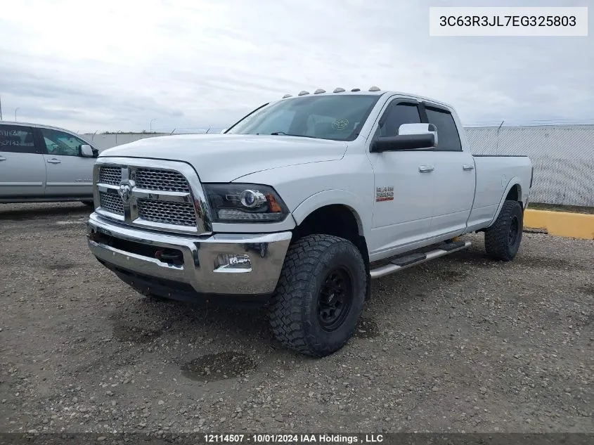 2014 Ram 3500 Laramie VIN: 3C63R3JL7EG325803 Lot: 12114507