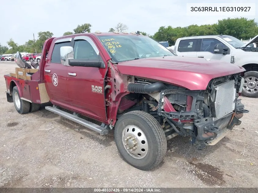 2014 Ram 3500 Laramie VIN: 3C63RRJL1EG310927 Lot: 40337426